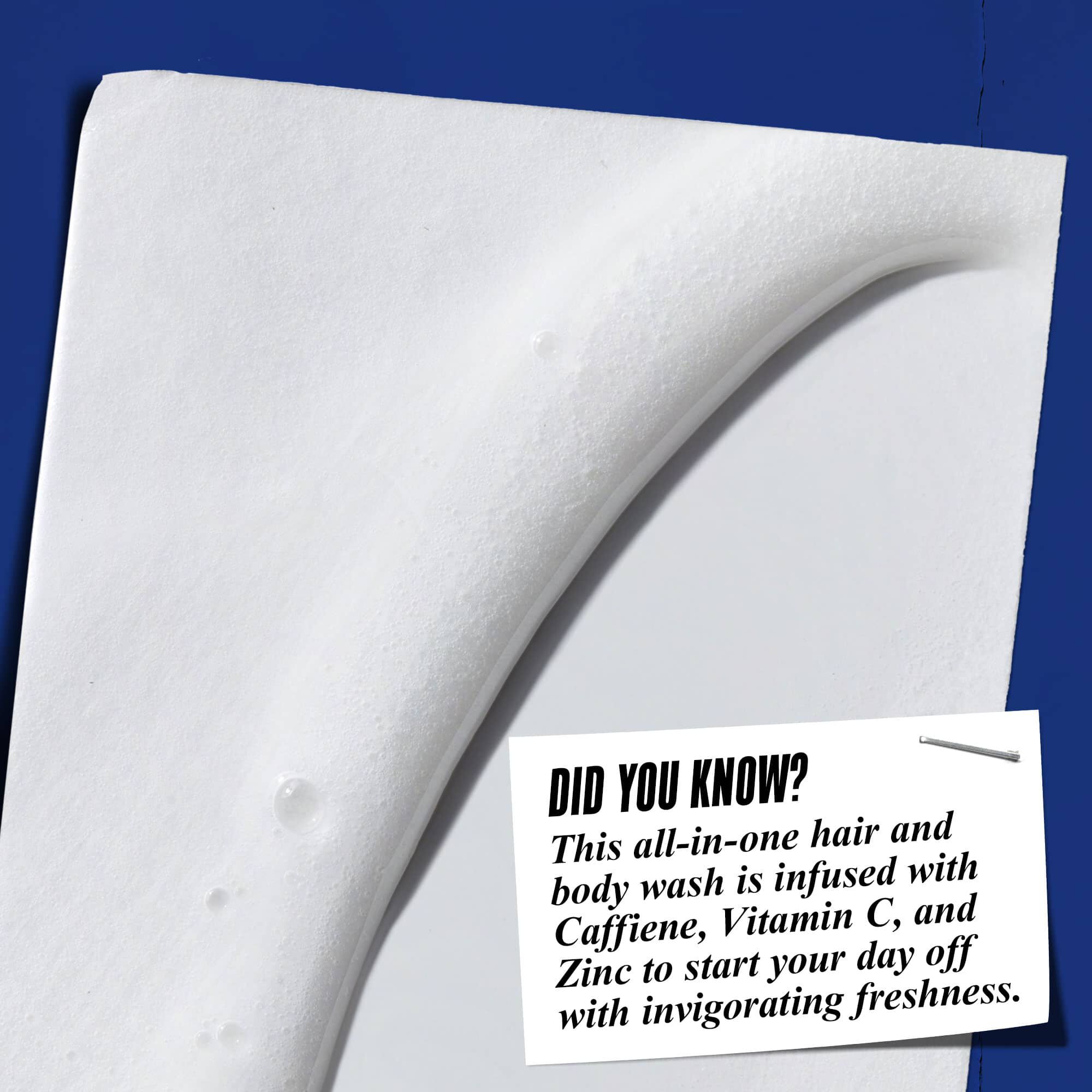 Tudta? Koffeinnel, C-vitaminnal и cinkkel dusitva, hogy elenkitő frissesseggel induljon a napja.