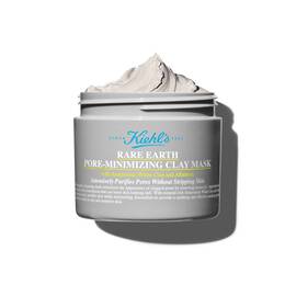 Foto a nyitott Kiehl's Rare Earth Cleansing Masque tegelyről