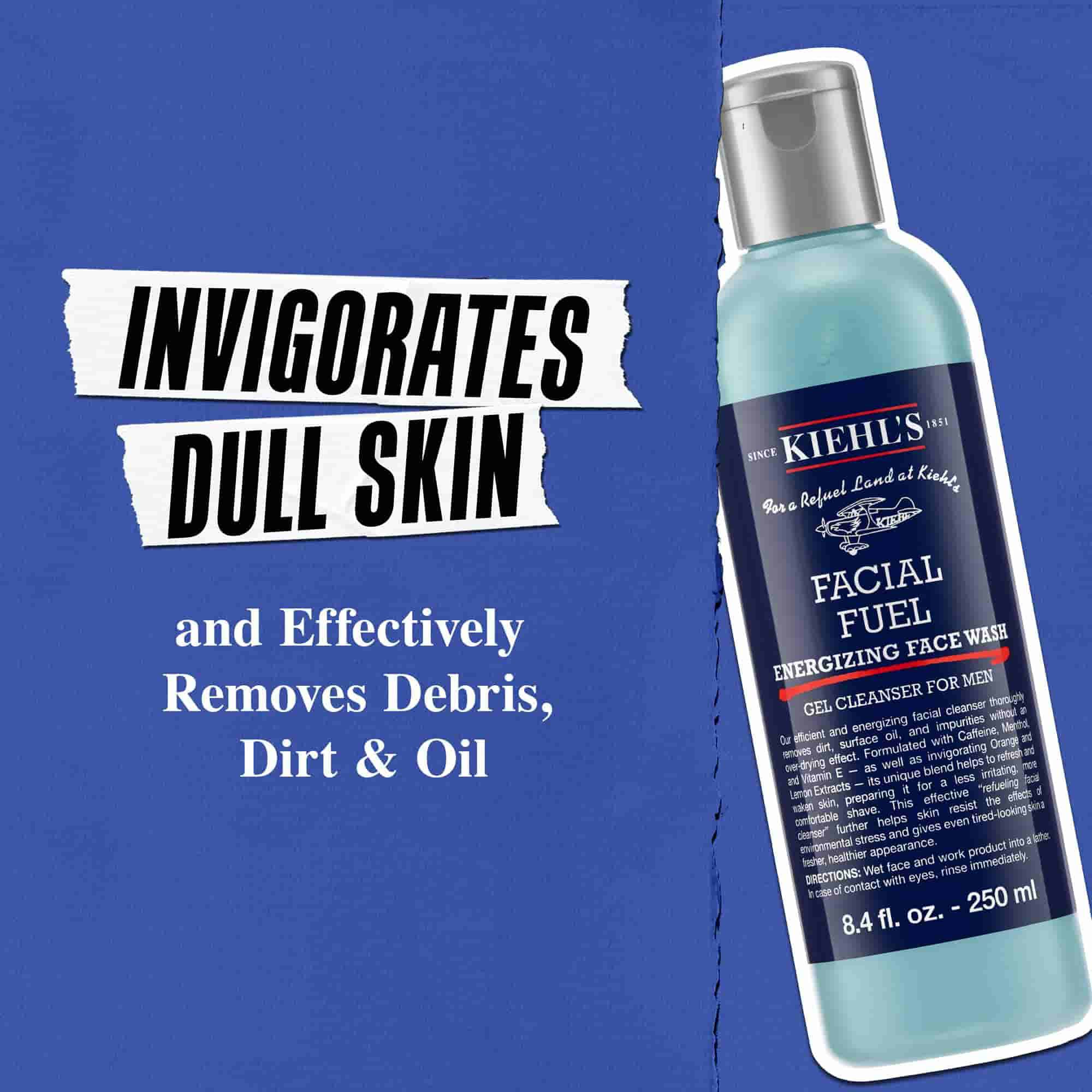 A Facial Fuel Energizing Face Wash elenkiti a fako bőrt, es hatekonyan tavolitja el a szennyeződeseket es a felesleges faggyut
