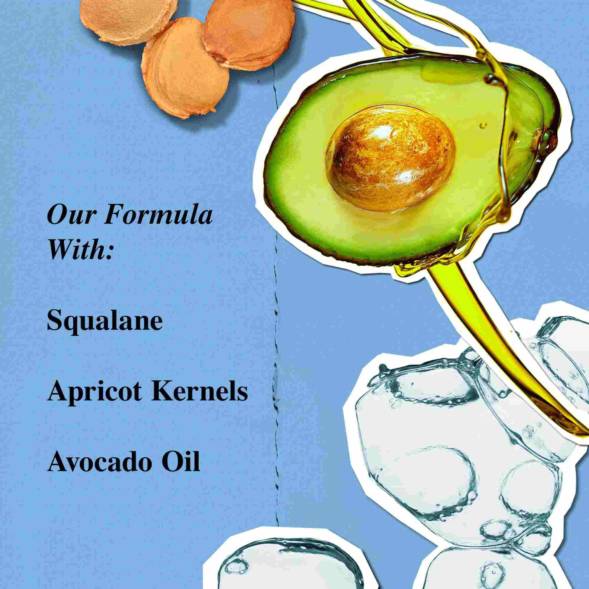 A Kiehl's Ultra Facial Cleanser osszetevői – szkvalan, sargabarackmag, avokadoolaj