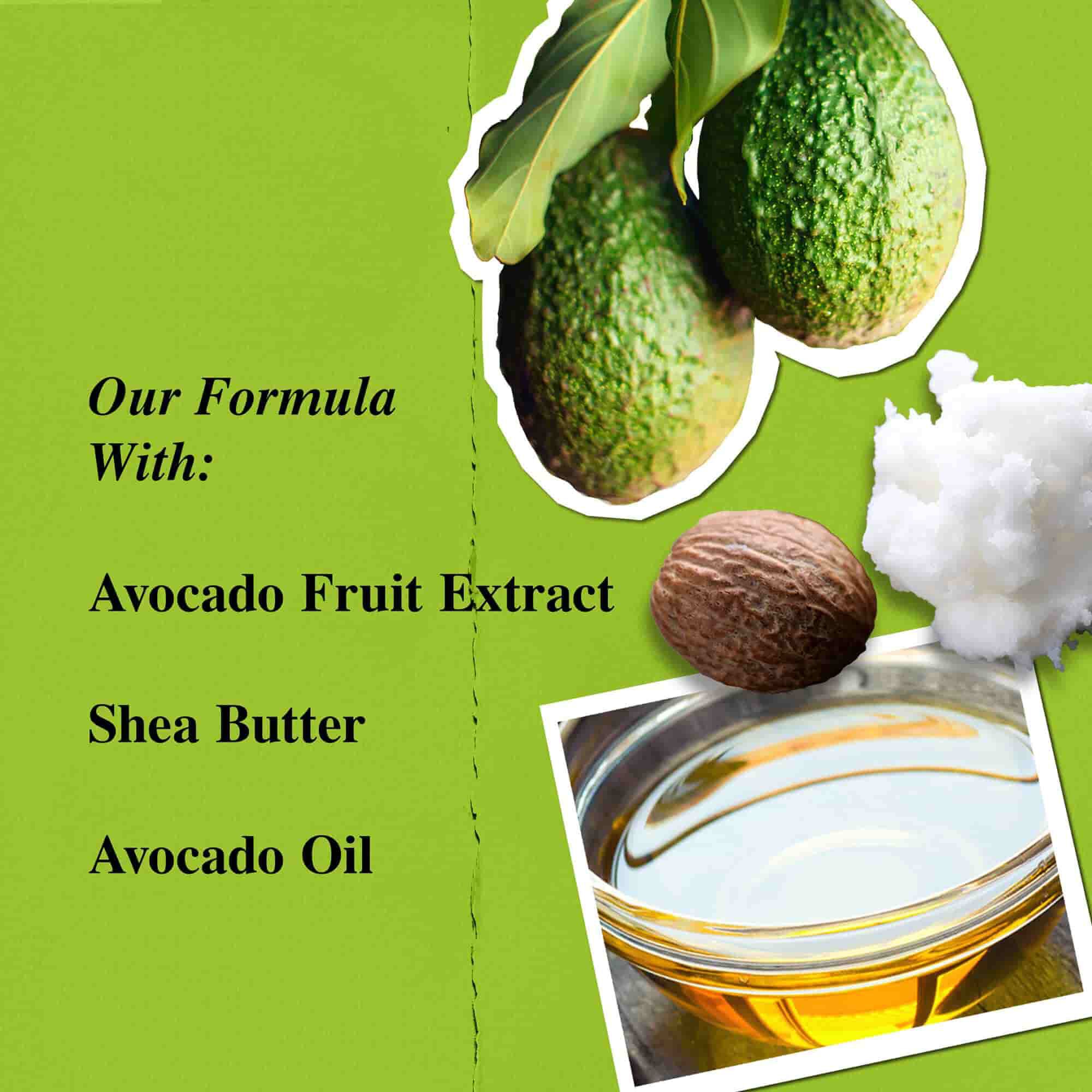 Az Avocado Nourishing Hydration Mask osszetevői – avokadogyumolcs-kivonat, sheavaj, avokadoolaj