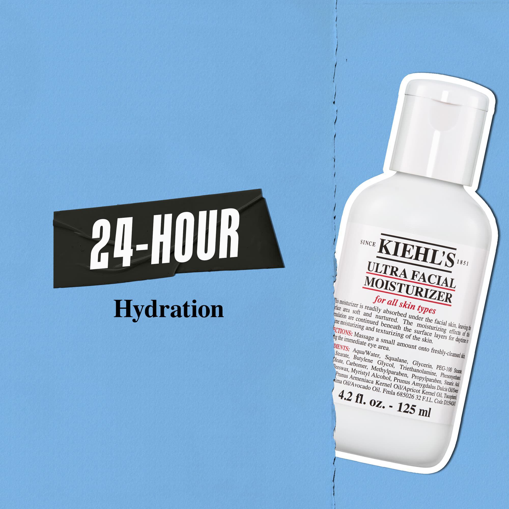 A Kiehl's Ultra Facial Moisturizer 24 oras hidratalast biztosit