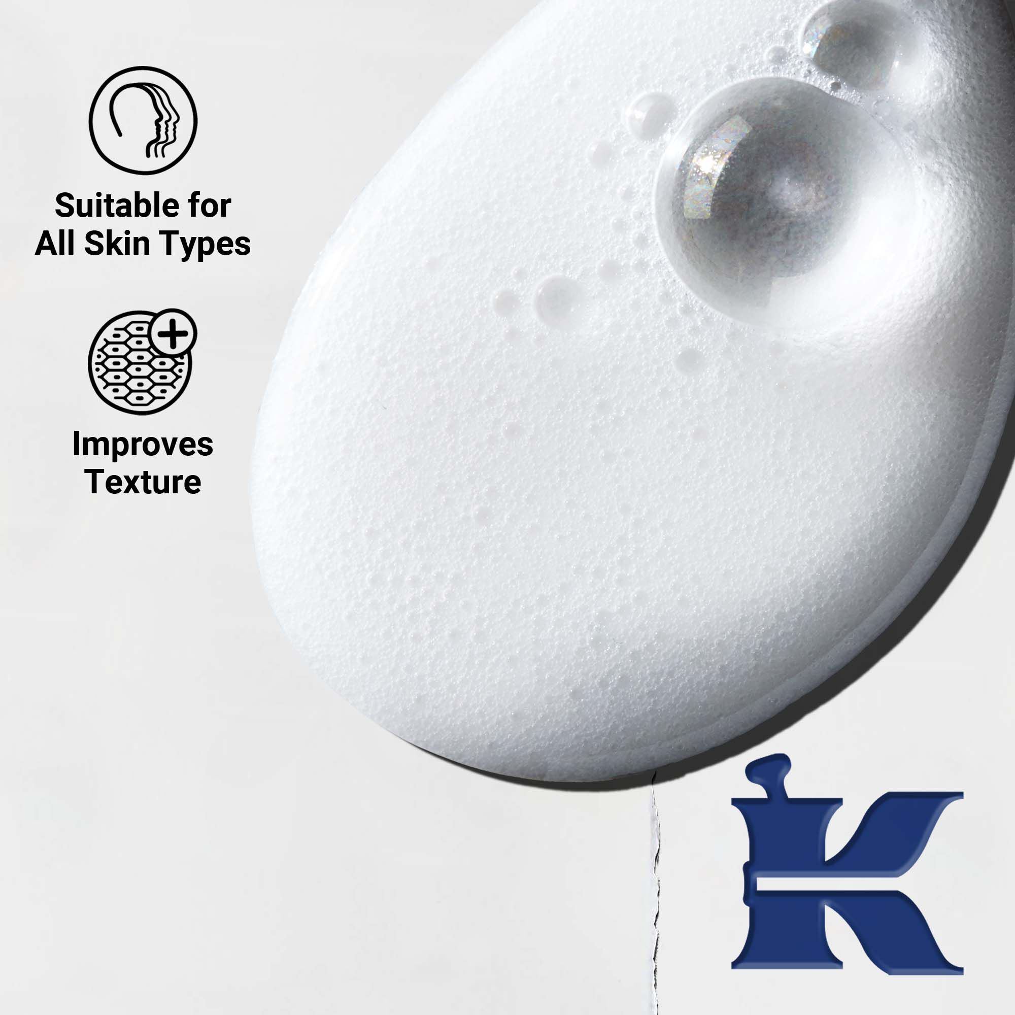 A Body Fuel texturajanak kozelkepe; kremes, hidratalo formula bőrre, hajra es fejbőrre.