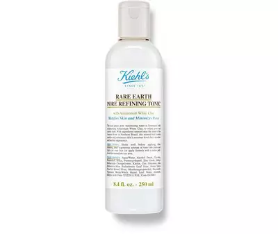 Kiehls Rare Earth Pore Refining Tonic, 250 ml-es palack, arcbőr tisztitasara es porusok finomitasara.