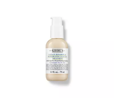 Kiehl's karmentesitő es hidratalo hajapolo spray, 75 ml-es kiszerelesben, kremes allaggal.