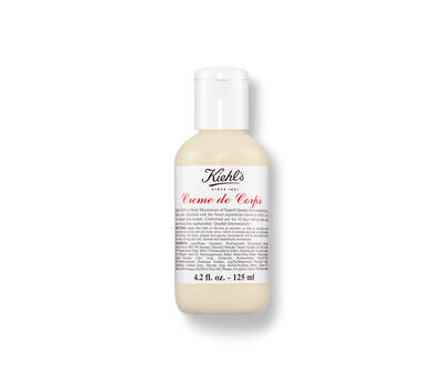 Kiehls Creme de Corps hidratalo testapolo, feher palackban, 125 ml-es kiszerelesben.